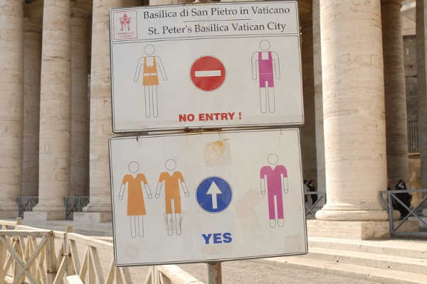 vatican dress code